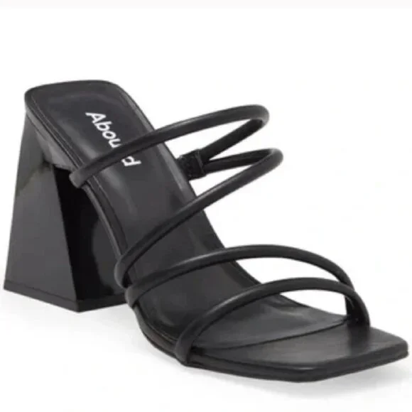 ABOUND Women's Austyn Strappy Sandal Black Size 6 - Picture 1 of 3